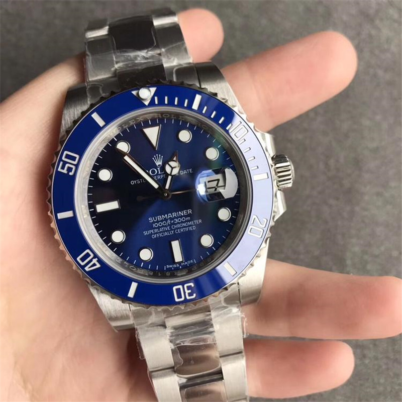 N廠Rolex勞力士Submariner潛航者M116619LB-0001藍水鬼復刻表