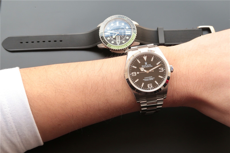 N廠Rolex勞力士蠔式恒動探險家型1系列m214270-0003黑盤復刻表