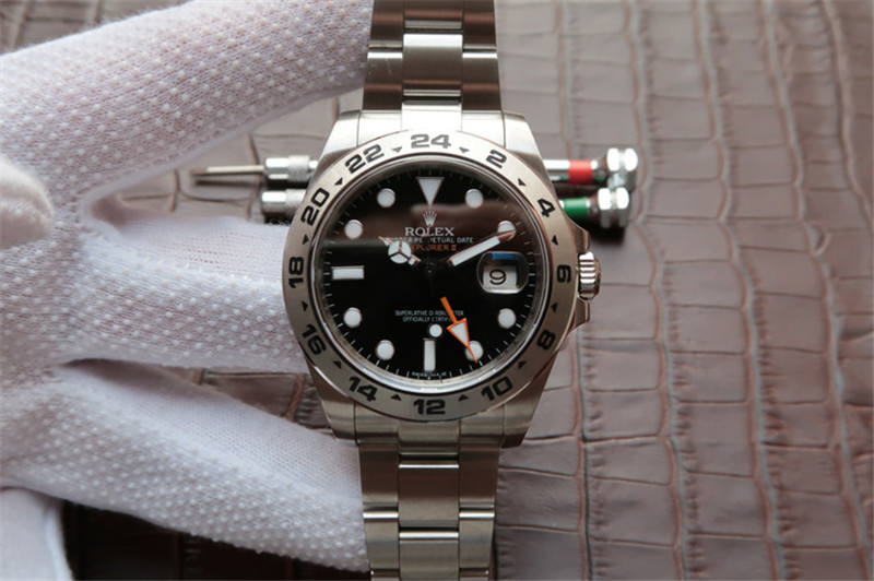 N廠Rolex勞力士蠔式恒動探險家型II系列216570-77210黑盤復刻表