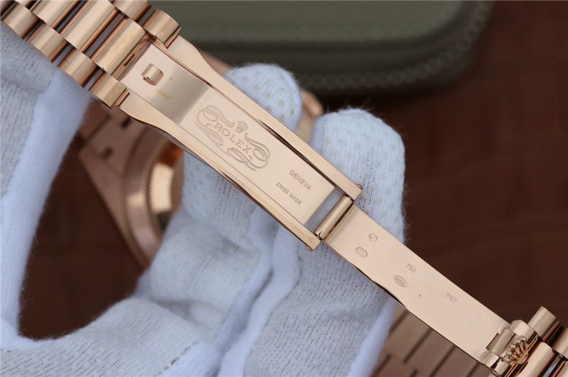 N廠Rolex勞力士DAY-DATE星期日歷型m228235-0005玫瑰金條釘復刻表