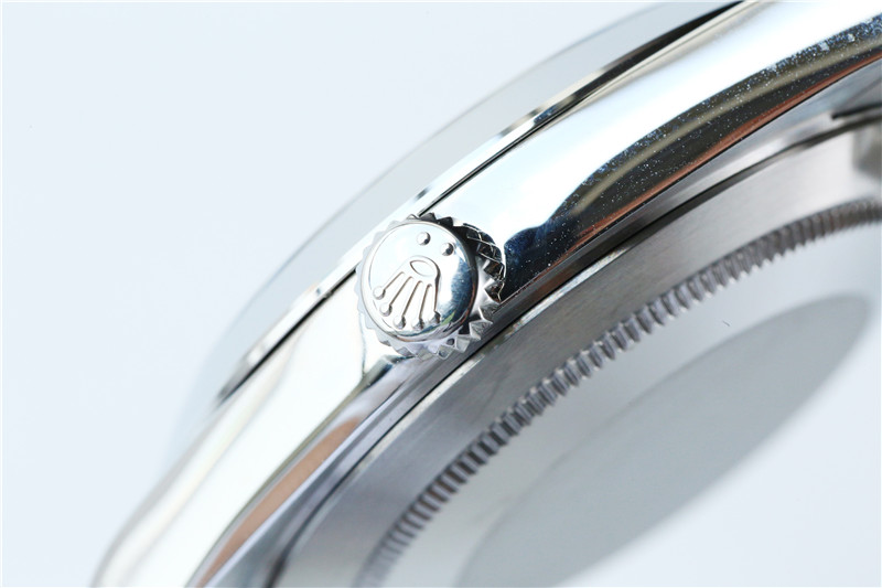 N廠Rolex勞力士41mm日志型黑盤鉆釘光圈五銖鏈復(fù)刻表