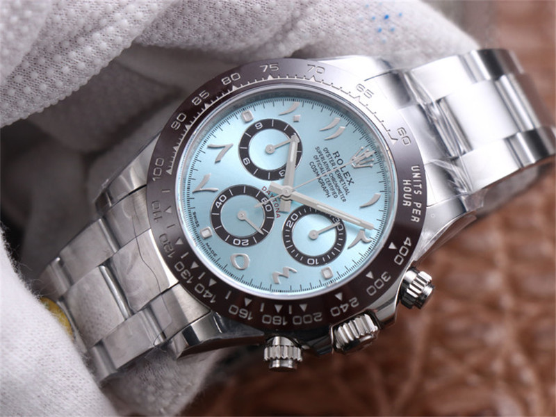 N廠Rolex勞力士Cosmograph Daytona宇宙計型迪通拿冰藍迪中東迪拜限量版(阿拉伯刻度)復刻表