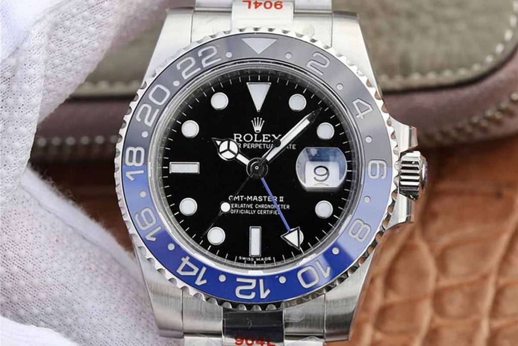 N廠勞力士格林尼治型黑藍雙色陶瓷圈GMT復(fù)刻腕表做工詳解-N廠勞力士GMT腕表