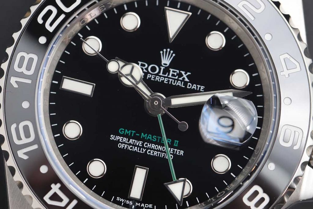 N廠勞力士格林尼治GMT綠針黑圈復刻腕表做工詳細評測-N廠勞力士GMT腕表