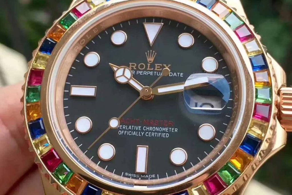 N廠勞力士游艇名仕系列彩虹圈復刻腕表做工如何-N廠勞力士糖豆評測