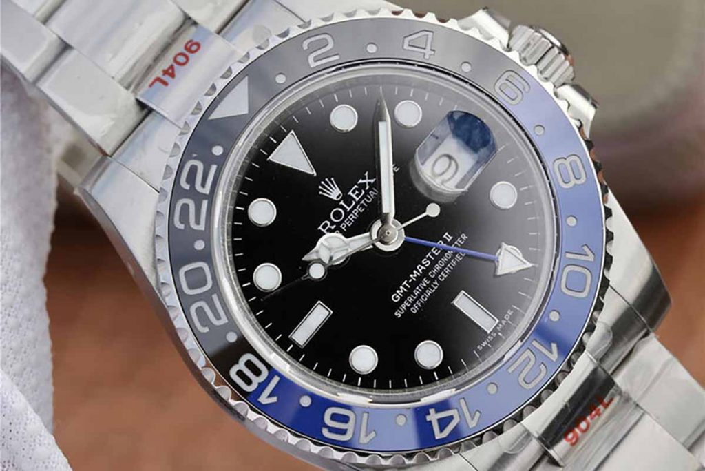 N廠勞力士格林尼治型黑藍雙色陶瓷圈GMT復(fù)刻腕表做工詳解-N廠勞力士GMT腕表
