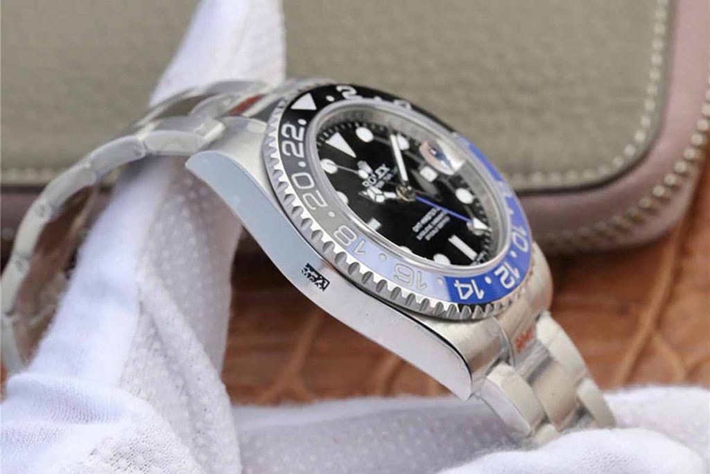 N廠勞力士格林尼治型黑藍雙色陶瓷圈GMT復(fù)刻腕表做工詳解-N廠勞力士GMT腕表