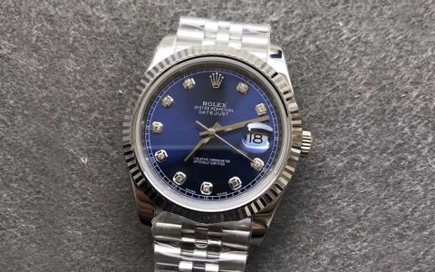 N廠勞力士日志型系列41毫米藍盤鉆丁復刻腕表做工細節如何-N廠日志評測