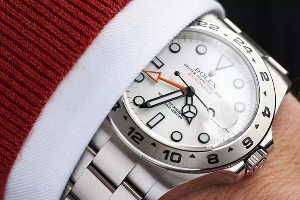 N廠勞力士探險家2白面橙色GMT針復(fù)刻腕表做工究竟如何