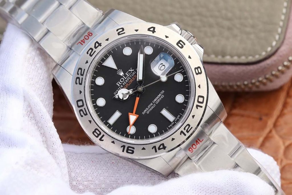 N廠勞力士探險家2黑色字面GMT橙針腕表做工如何-N廠勞力士探險家2評測