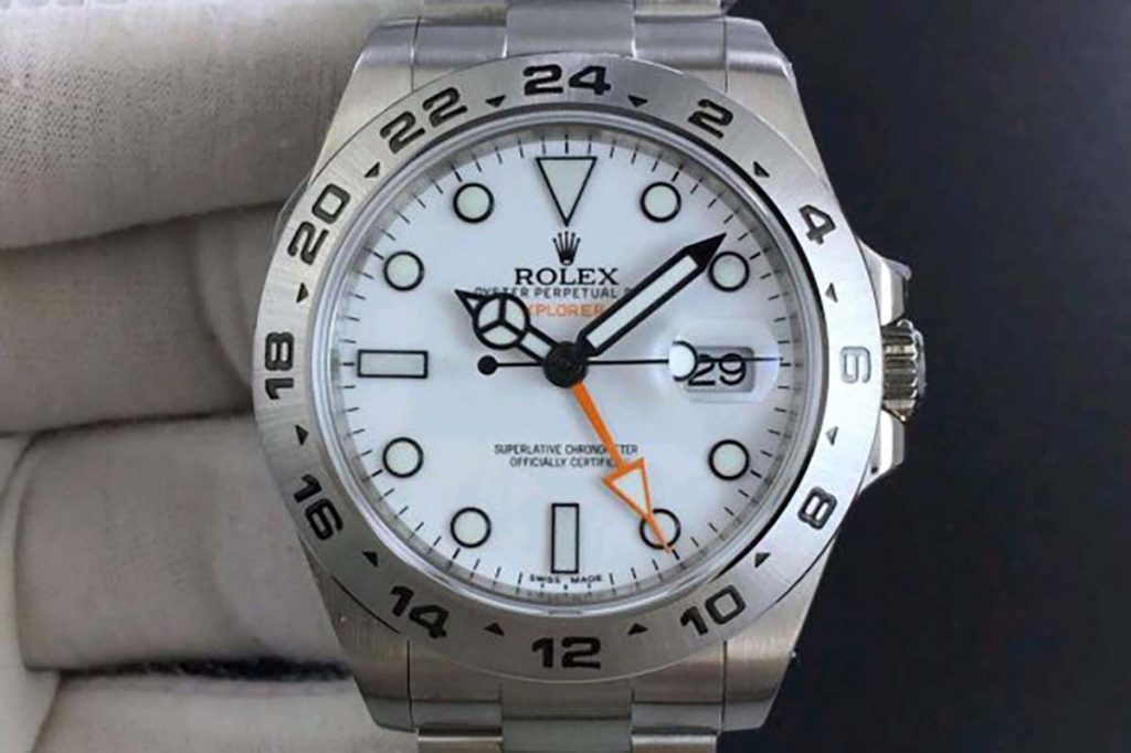 N廠勞力士探險家2白面橙色GMT針復(fù)刻腕表做工究竟如何