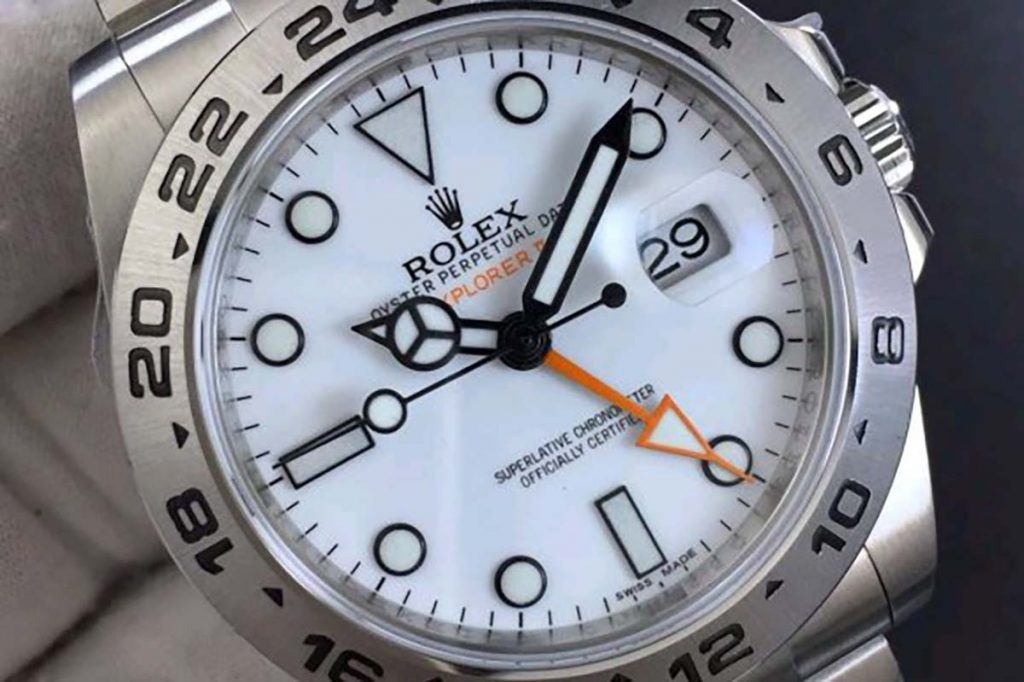 N廠勞力士探險家2白面橙色GMT針復(fù)刻腕表做工究竟如何