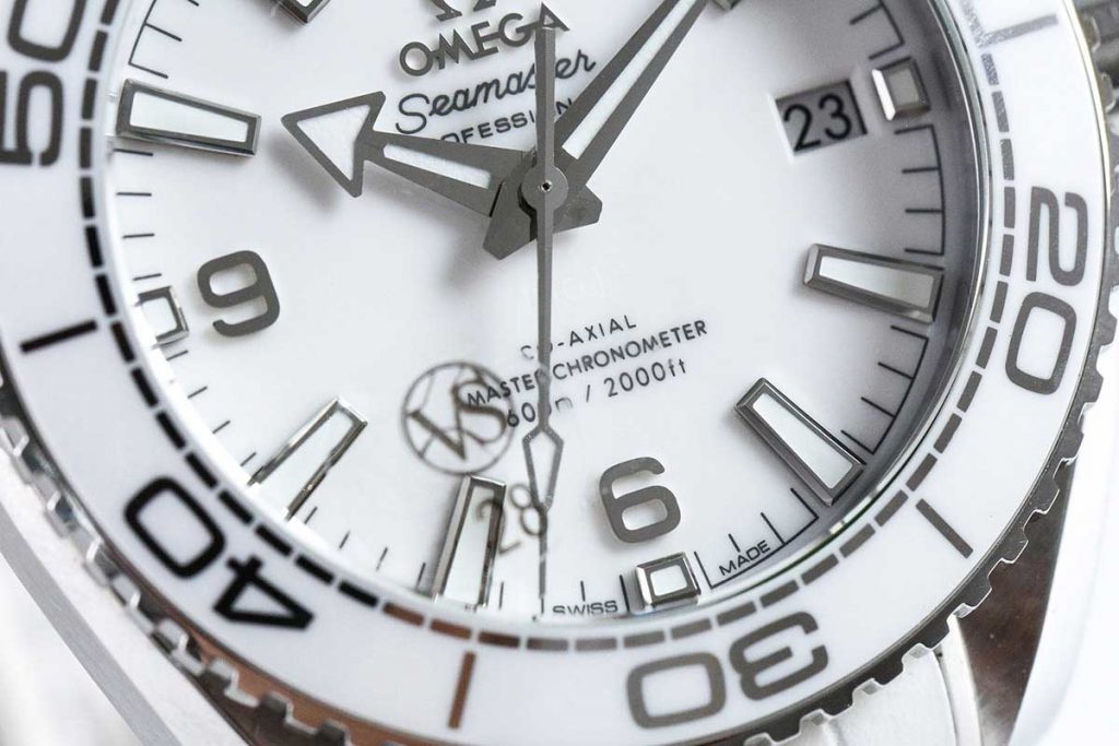 VS廠歐米茄海洋宇宙600米女款白色39.5MM復刻腕表-VS廠新品推薦