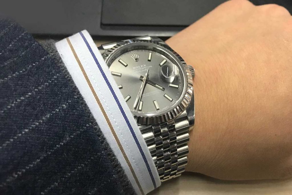 N廠勞力士日志型41系列灰色字面條丁牙圈復刻腕表做工究竟如何-N廠勞力士日志評測