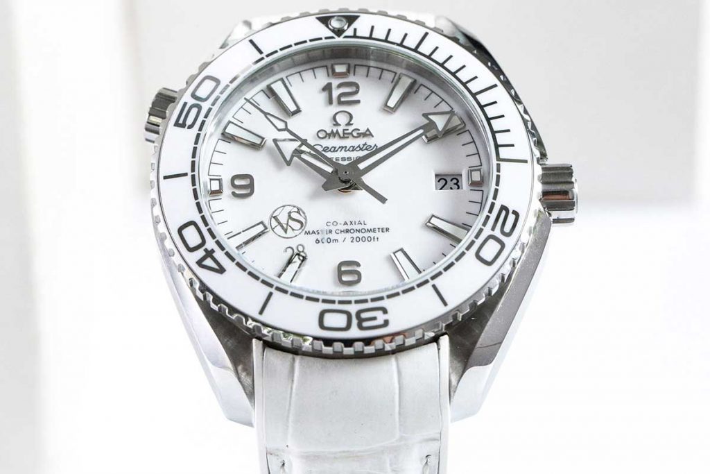 VS廠歐米茄海洋宇宙600米女款白色39.5MM復刻腕表-VS廠新品推薦