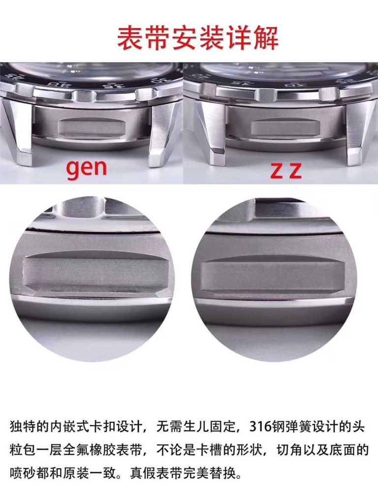 ZZ廠萬國海洋計(jì)時四分之一黃復(fù)刻腕表對比正品腕表究竟如何