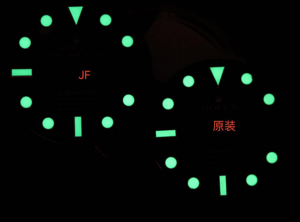 JF廠高仿勞力士16610LV第一代綠水鬼做工如何-對比正品評測