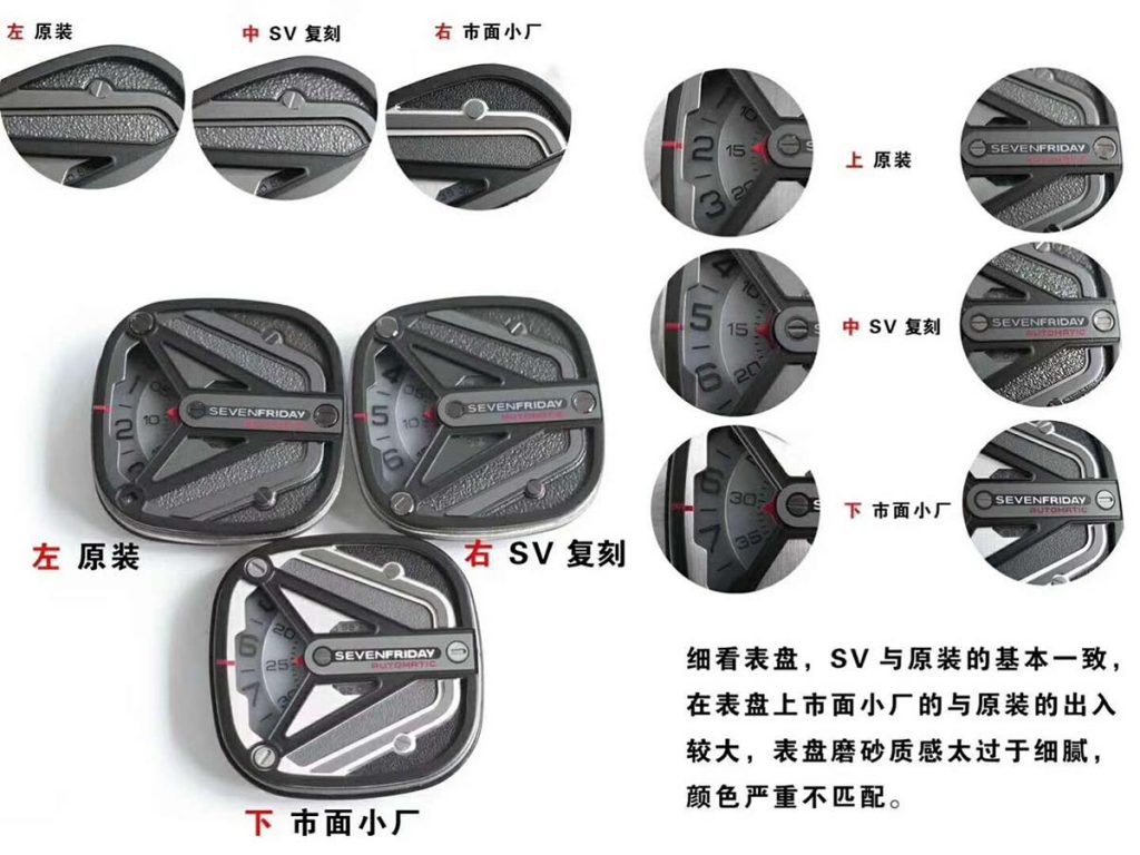 SV廠復刻版本七個星期五M301對比原裝正品評測-硬科幻風格腕表推薦