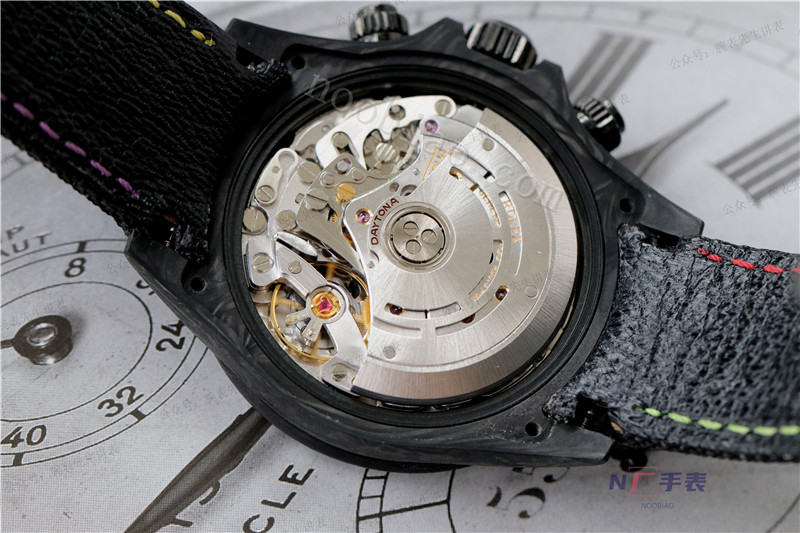 N廠勞力士4130機芯迪通拿碳纖維Diw定制版腕表評測