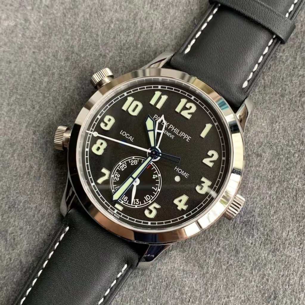 GR廠復刻百達翡麗5524飛行家旅行時間時區功能腕表評測