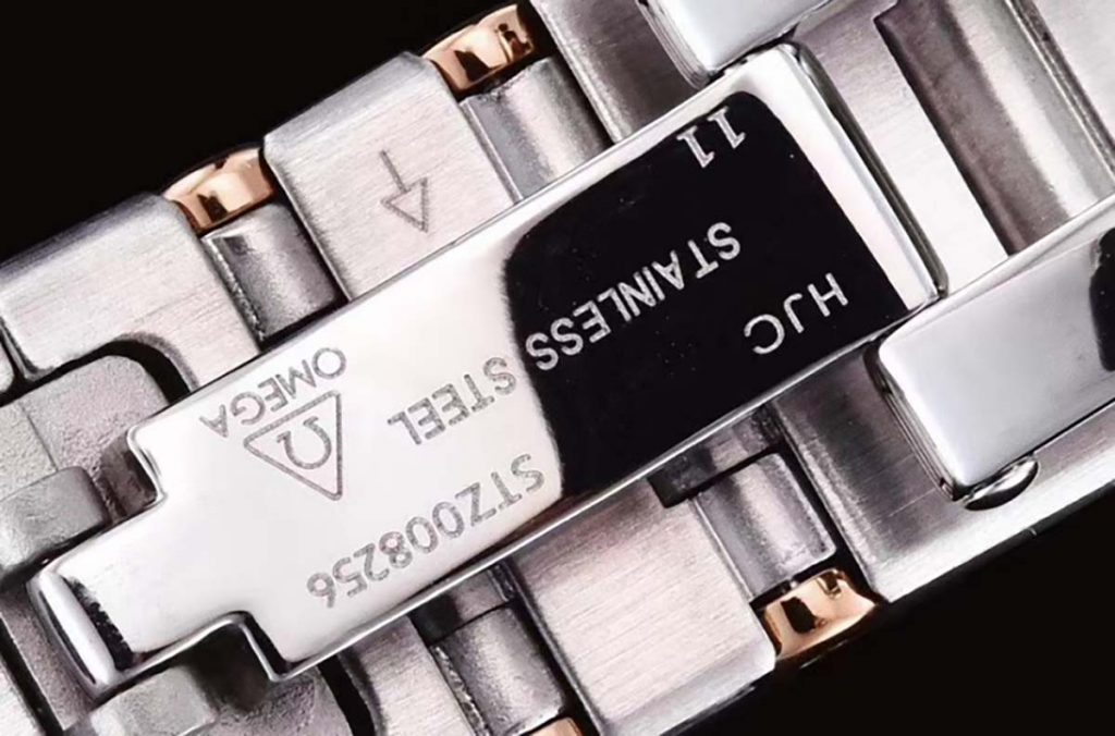 GF廠歐米茄星座系列間玫瑰金星空藍字面復刻腕表做工深度評測