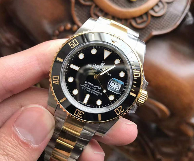 VS廠勞力士40毫米款間金黑水鬼細節評測