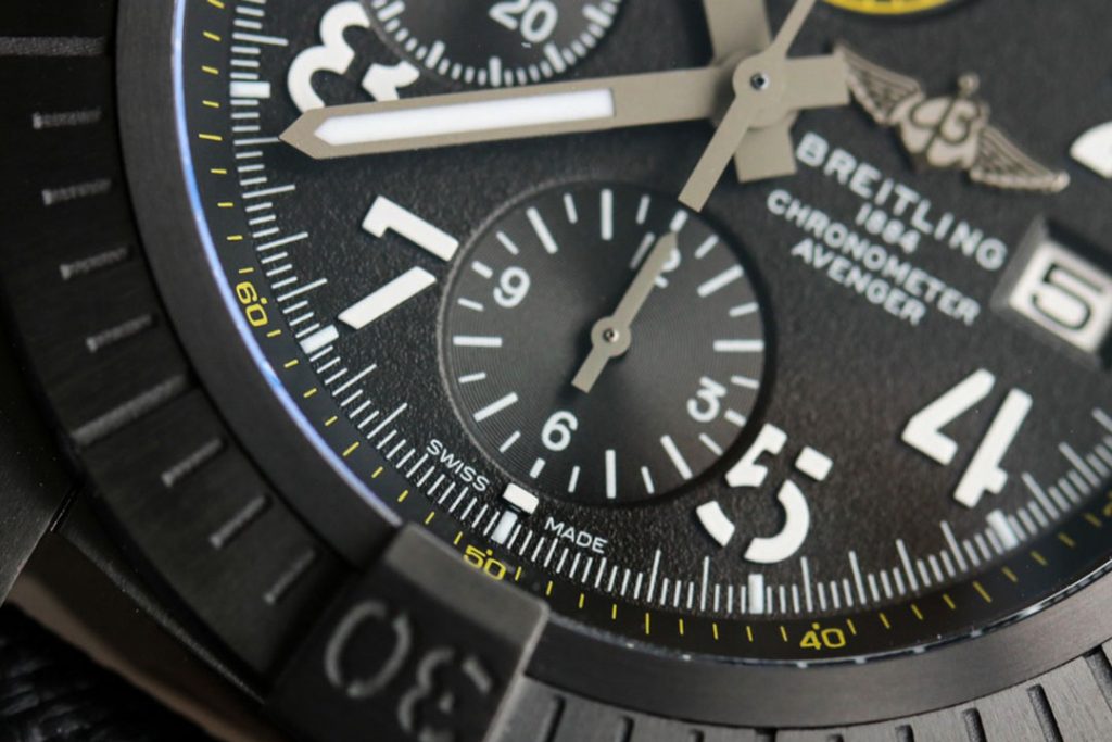 GF廠百年靈復仇者系列計時夜間任務版復刻表細節評測