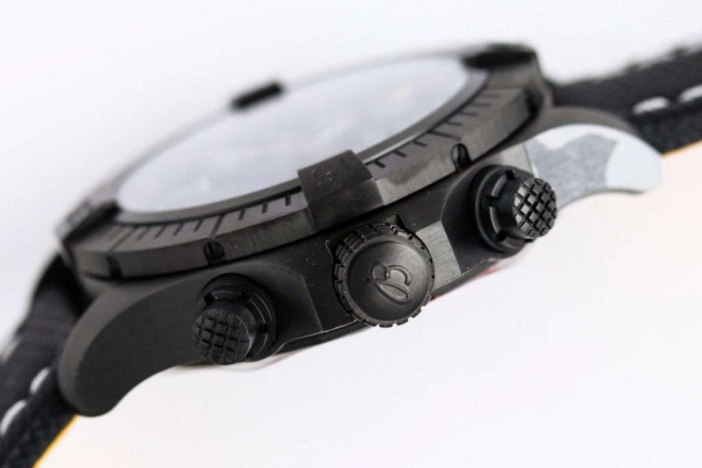 GF廠百年靈復仇者系列計時夜間任務版復刻表細節評測