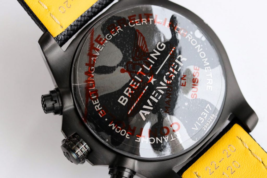 GF廠百年靈復仇者系列計時夜間任務版復刻表細節評測