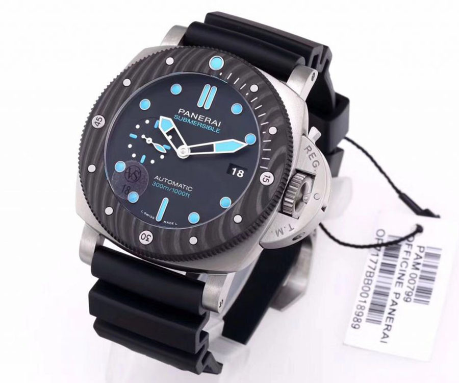 VS廠沛納海復刻表潛行系列PAM799做工細節如何