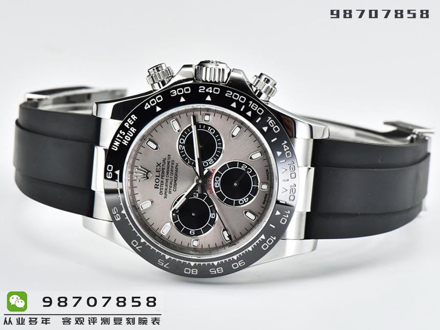 CleaN廠C廠勞力士灰膠迪復刻腕表細節(jié)做工深度評測-C廠迪通拿M116519ln-0027如何