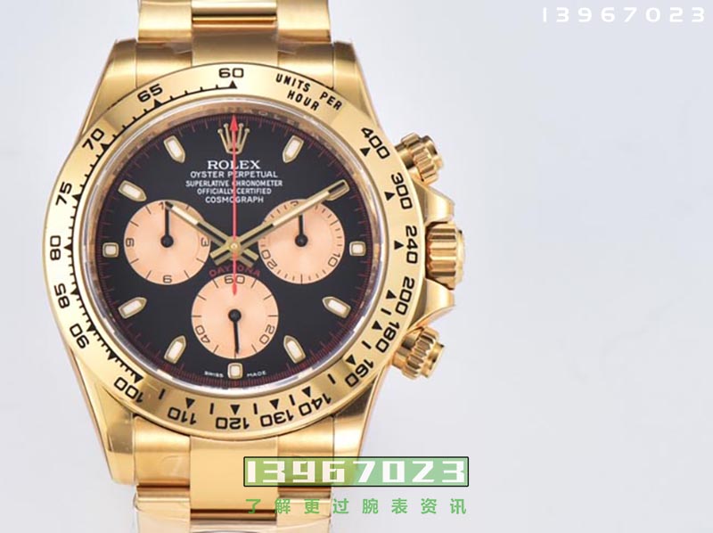 CleaN廠C廠勞力士紅針金迪復(fù)刻腕表細(xì)節(jié)深度評(píng)測(cè)-C廠迪通拿M116508-0009手表