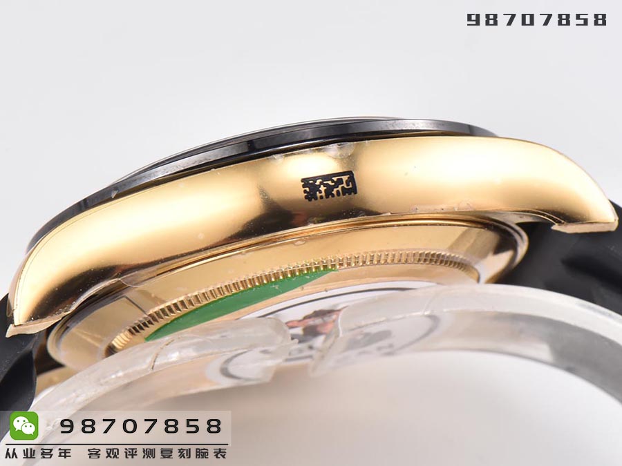 CleaN廠C廠勞力士迪通拿黑陶圈黑盤金款復(fù)刻腕表評(píng)測(cè)-C廠迪通拿M116518ln-0043