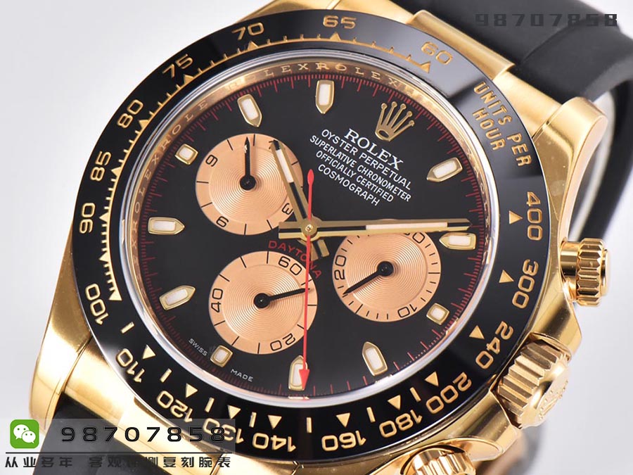 CleaN廠C廠勞力士迪通拿小怪獸復刻腕表細節評測-C廠迪通拿m116518ln-0047