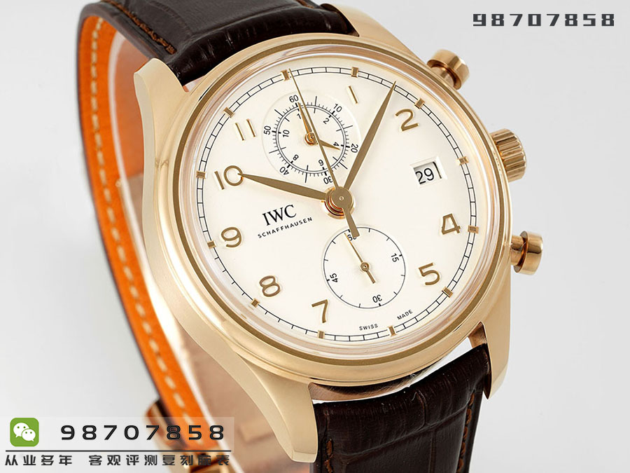 APS廠萬國葡萄牙計時IW390301玫瑰金款復刻腕表值得入手嗎-APS萬國葡計手表