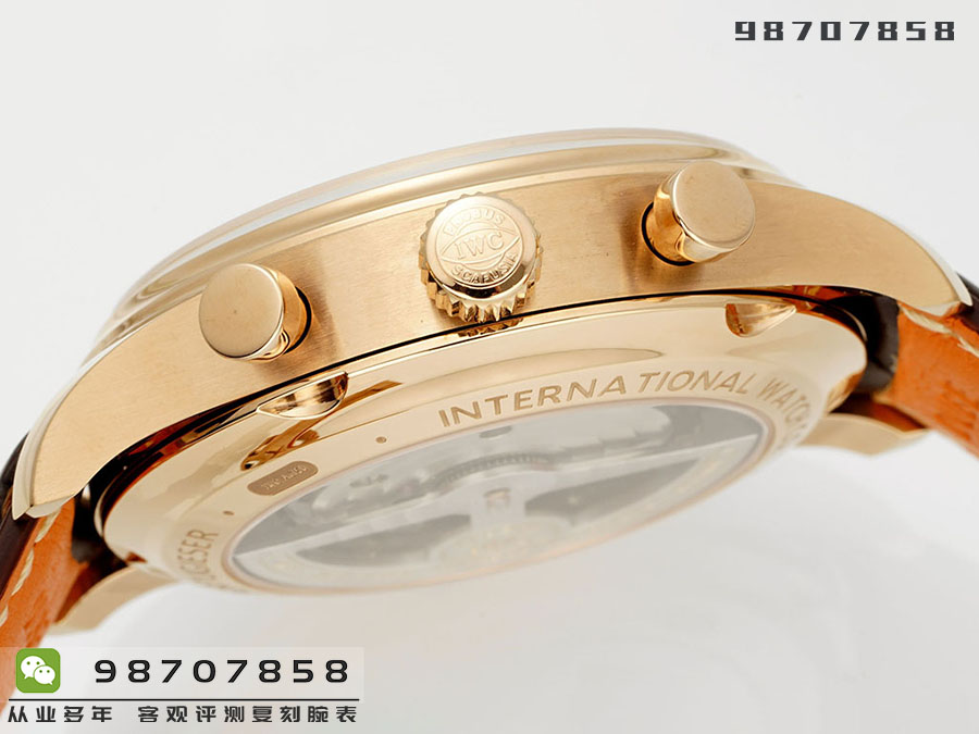 APS廠萬國葡萄牙計時IW390301玫瑰金款復刻腕表細節評測