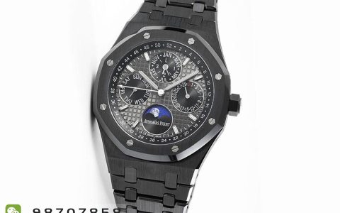 APS廠愛彼皇家橡樹萬年歷黑陶款復(fù)刻腕表有是否存在一眼假-APS手表時計