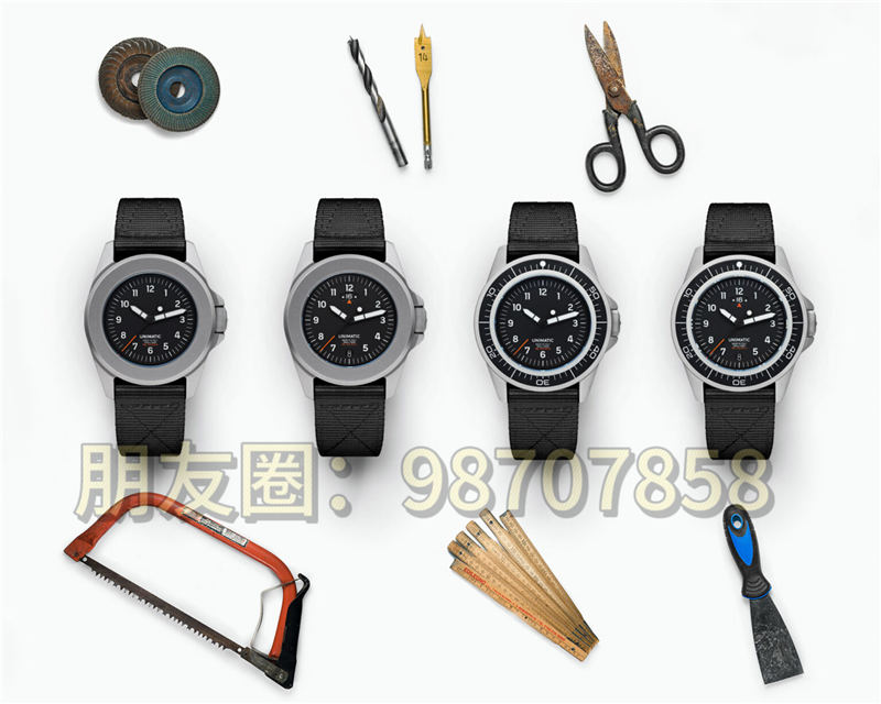 Unimatic Modello Quattro Toolwatch UT4-GMT 腕表