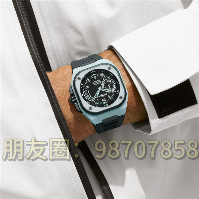 全新全夜光 Bell & Ross BR-X5 Blue Lum