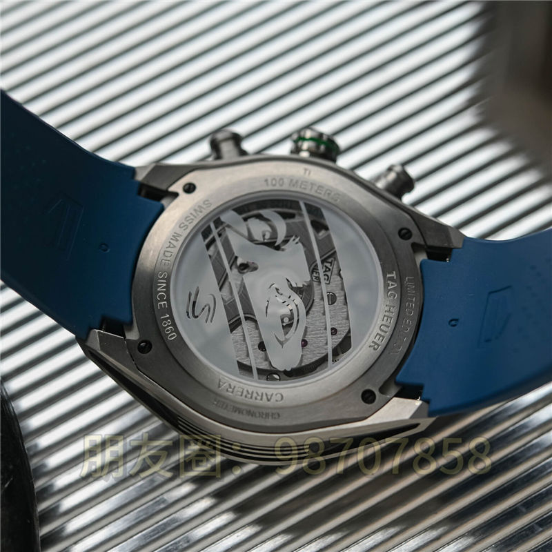 全新泰格豪雅卡萊拉系列陀飛輪計時碼表 x 塞納